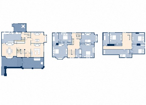 Floor plan for 6 beds, 3.5 baths, 2700 sqft